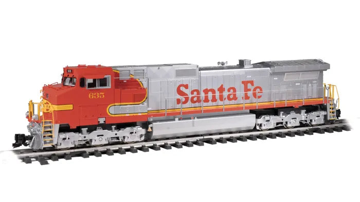 BACHMANN SANTA FE #635 GE DASH 9-44CW DIESEL LOCO, G SCALE