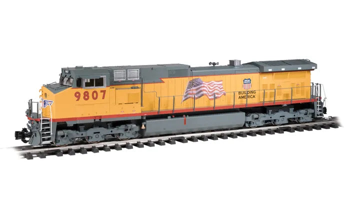 BACHMANN UNION PACIFIC #9807 GE DASH 9 DIESEL LOCO, G SCALE