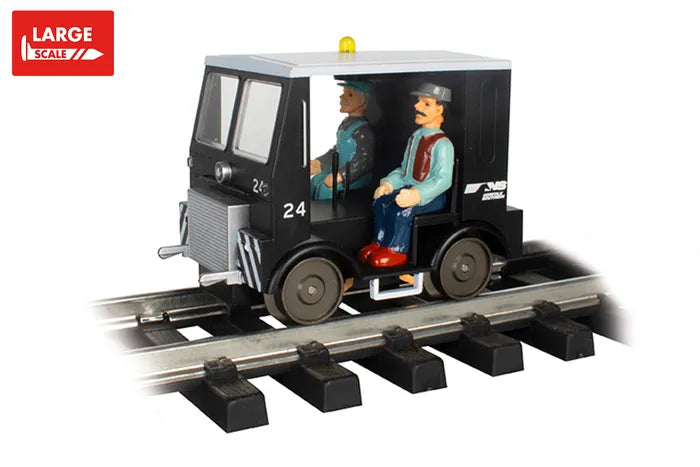 BACHMANN NORFOLK SOUTHERN SPEEDER LOCO W/2 FIGURES, G SCALE