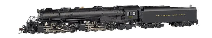 BACHMANN, B&O #7628, LATER SMALL DOME EM-1 2-8-8-4 LOCO W/DCC/SOUND, N SCALE