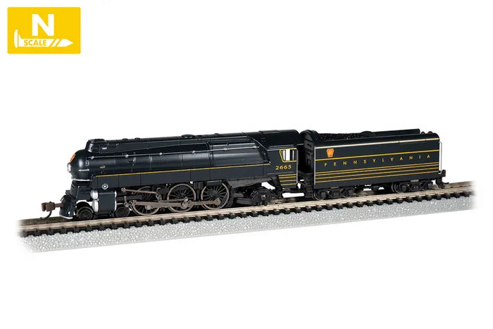 BACHMANN PENNSYLVANIA RR #2665 STREAMLINED K4 LOCO/TENDER. N SCALE