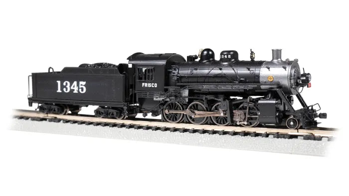 BACHMANN FRISCO #1345 BALDWIN 2-8-0 CONSOLIDATION LOCO/TENDER. N SCALE