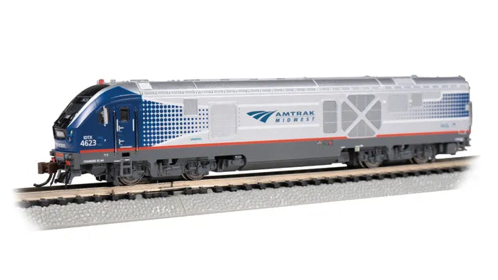 BACHMANN AMTRAK MIDWEST #4623 SIEMENS SC-44 CHGR LOCO W/DCC/SOUND, N SCALE