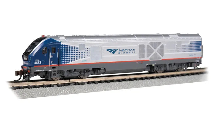 BACHMANN AMTRAK MIDWEST #4632 SIEMENS SC-44 CHGR LOCO DCC/SOUND, N SCALE