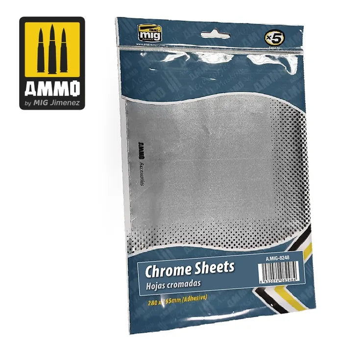 Ammo Paint Chrome Sheets 280X195mm