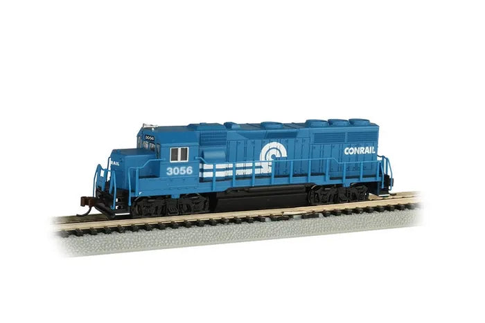 BACHMANN CONRAIL #3056 EMD GP40 DIESEL LOCO W/HEADLIGHT. N SCALE