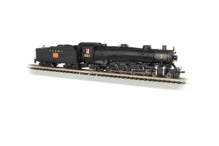 BACHMANN NC & ST. LOUIS #551 4-8-2 LIGHTMOUNTAIN LOCO W/DCC. N SCALE