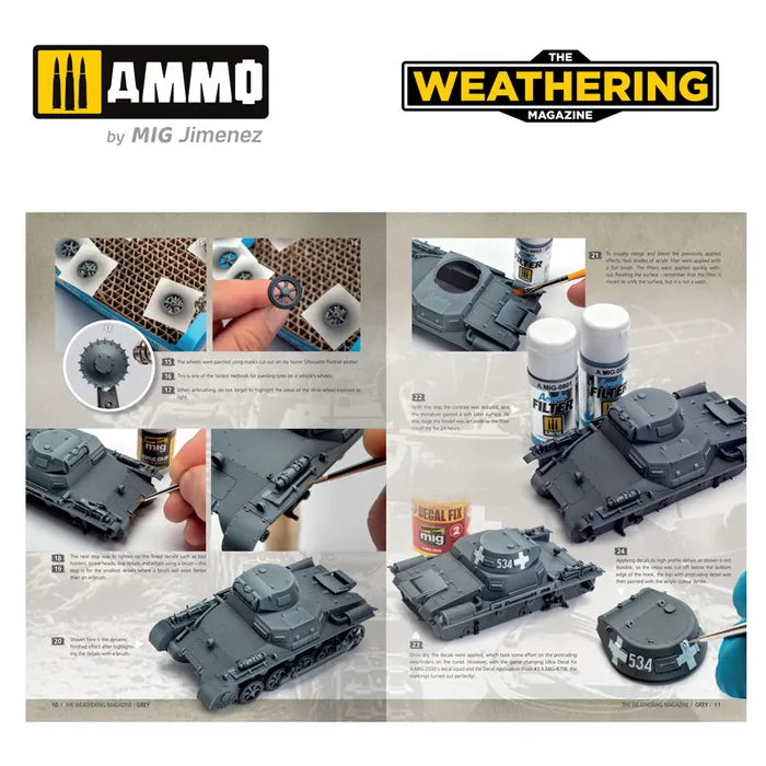 Ammo Paint, THE WEATHERING MAGAZINE #35Grey