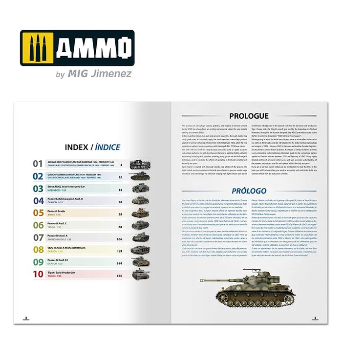 Ammo Paint, How to Paint Early WWII German Tanks Multilingüal
