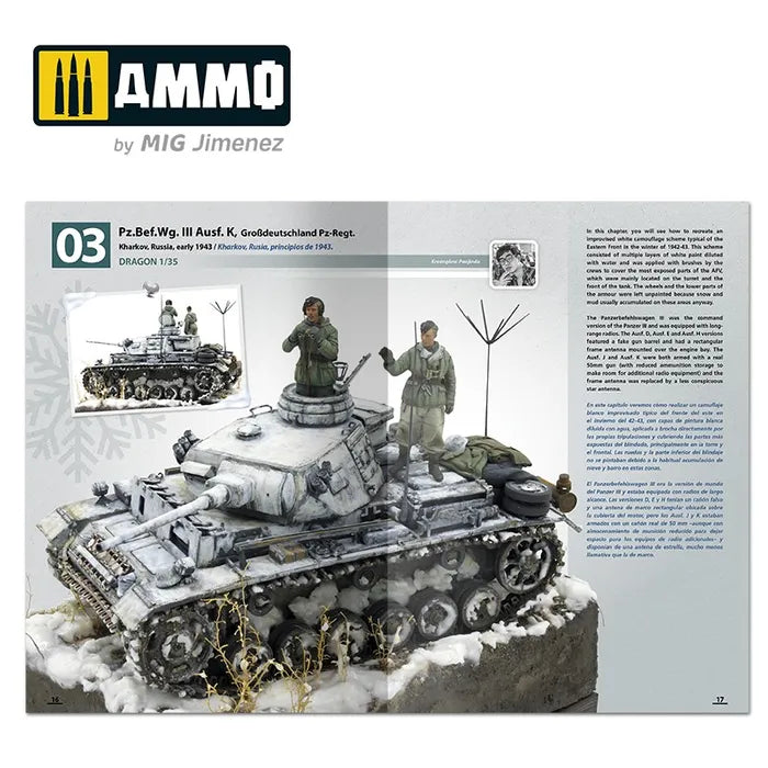 Ammo Paint, How to Paint Winter WWII German Tanks Multilingüal