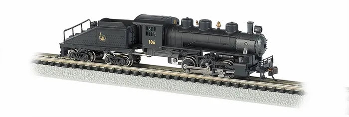 BACHMANN NEW JERSEY CENTRAL, USRA 0-6-0LOCO W/SWITCHER & TENDER, N SCALE