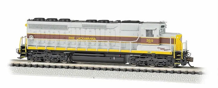 BACHMANN ERIE LACKAWANNA #3619 SD-45 DIESEL LOCO W/DCC/SOUND, N SCALE