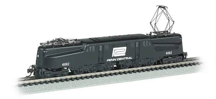 BACHMANN PENN CENTRAL #4882 GG-1 ELEC. LOCO, B&W, DCC READY, N SCALE