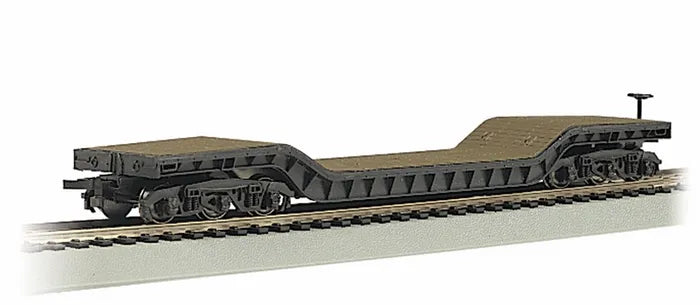 BACHMANN 52FT CENTRE DEPRESSED FLAT CARW/NO LOAD, N SCALE