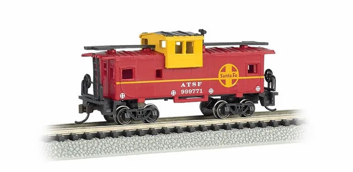BACHMANN RS SANTA FE #999771 36FT WIDE VISION CABOOSE, N SCALE