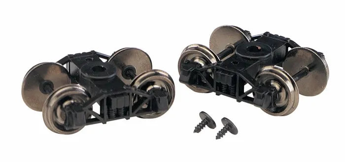 BACHMANN ARCH BAR FRT.TRUCKS (1 PAIR PERCARD ). ON30 SCALE