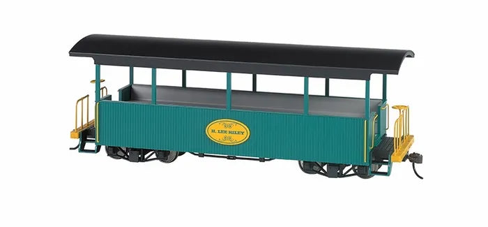 BACHMANN H.LEE RILEY EXCURSION CAR GREEN/BLACK ROOF