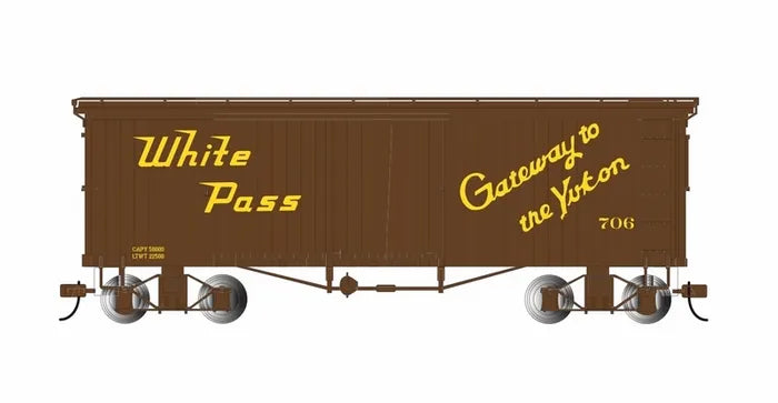 BACHMANN WHITE PASS & YUKON BOX CAR #706