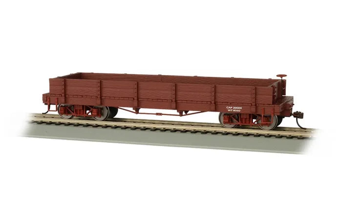 BACHMANN WOOD GONDOLA OXIDE RED DATA ONLY