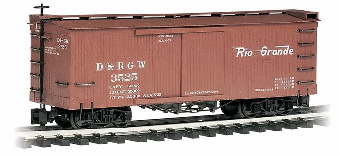 BACHMANN D&RGW UNION PACIFIC BOX CAR, G SCALE