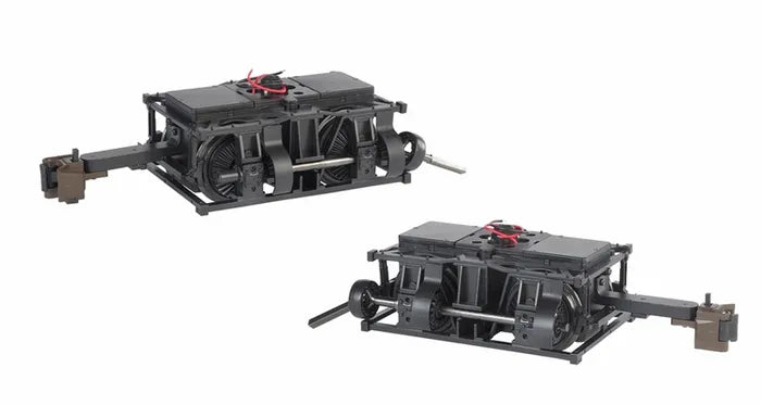 BACHMANN SHAY POWER TRUCKS W/DIE CAST POWER BLOCKS, 1PR., G SCALE