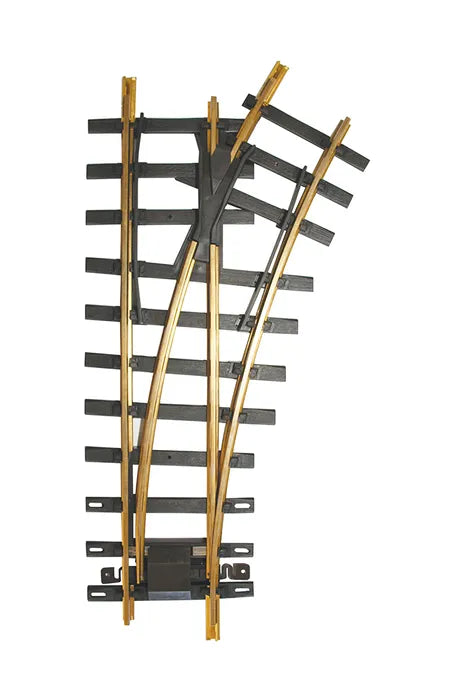 BACHMANN 30 DEGREE 4FT DIA. TURNOUT RIGHT, BRASS TRACK, G SCALE