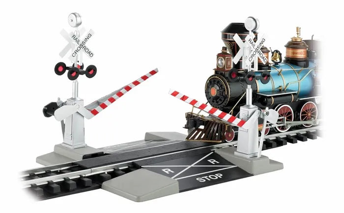 BACHMANN OPERATING CROSSING GATE, STEELTRACK/INDOOR ONLY, G SCALE