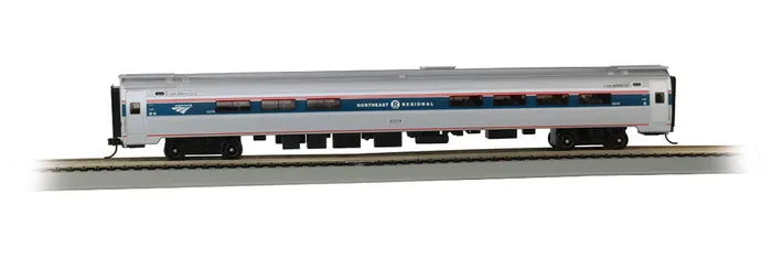 BACHMANN AMFLEET I CAFÉ CAR NE REGIONALPASE VI NO 43378, HO SCALE