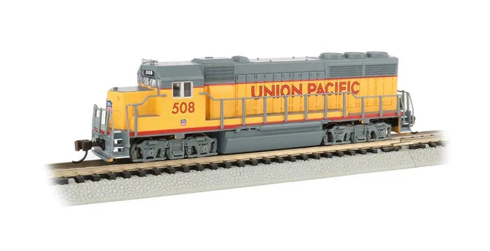 BACHMANN UNION PACIFIC #508 EMD GP40 DIESEL LOCO W/HEADLIGHT. N SCALE