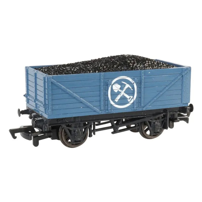 BACHMANN MINING WAGON W/LOAD, THOMAS & FRIENDS-BLUE, HO SCALE