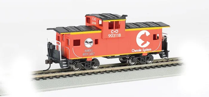 BACHMANN CHESSIE SYSTEM #903118 36FT WIDE-VISION CABOOSE. HO SCALE