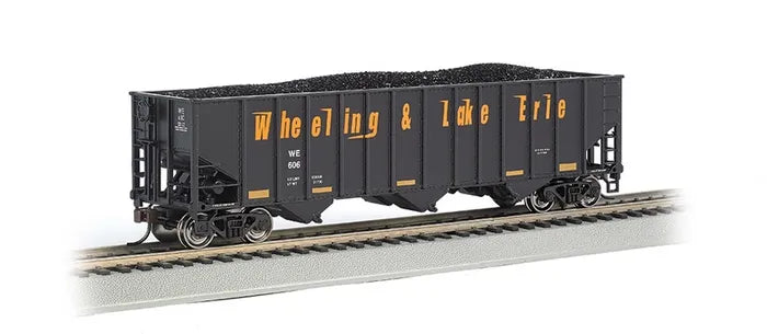 BACHMANN WHEELING & LAKE ERIE #606 3-BAY100 TON OPEN HOPPER