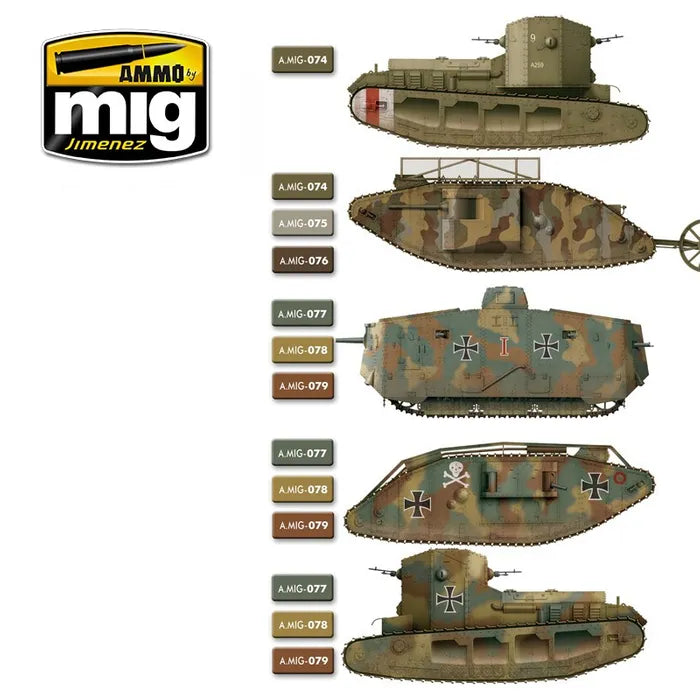 Ammo Paint, I Ww British & German Colours Set