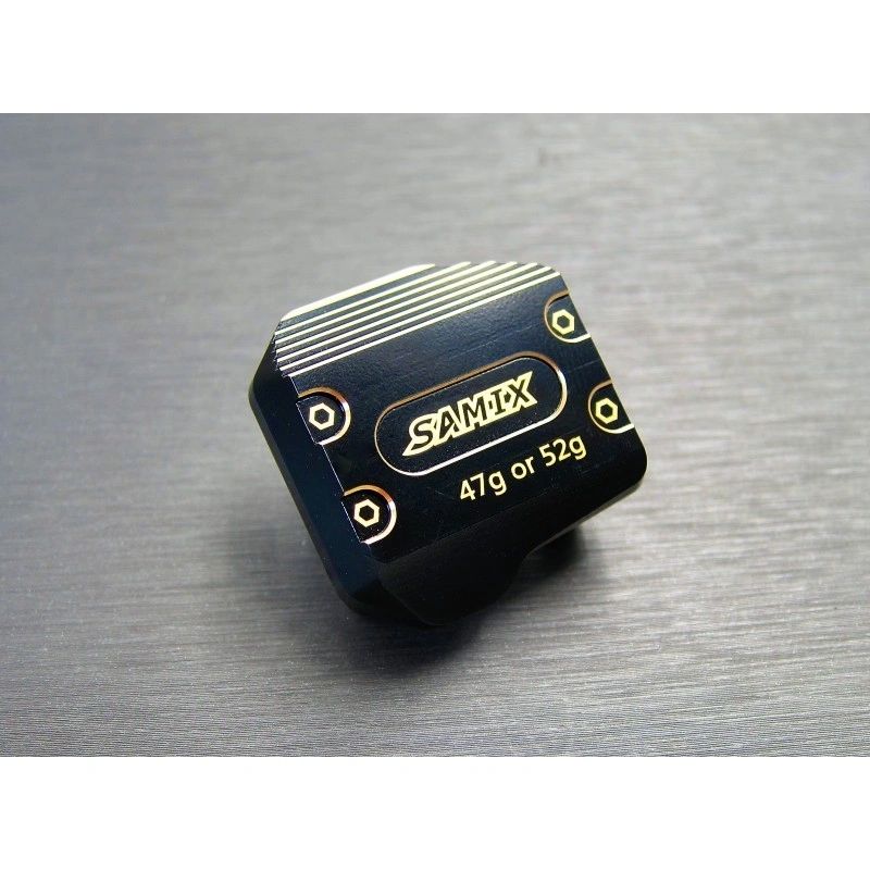 SCX10-3 brass diff. cover (with adjust weight)