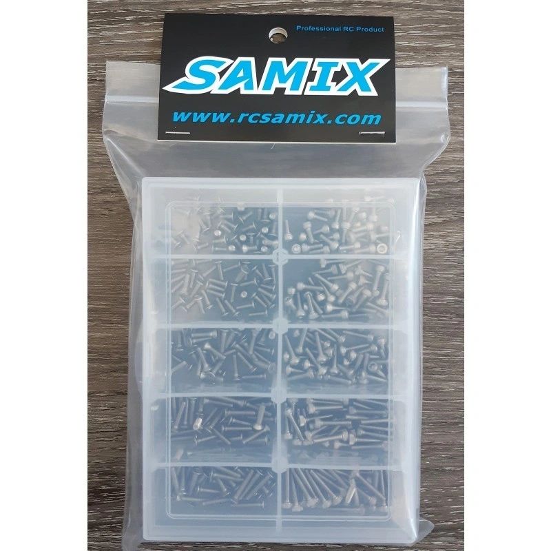 350pcs stainless steel M2.5 screw set (with plastics box)