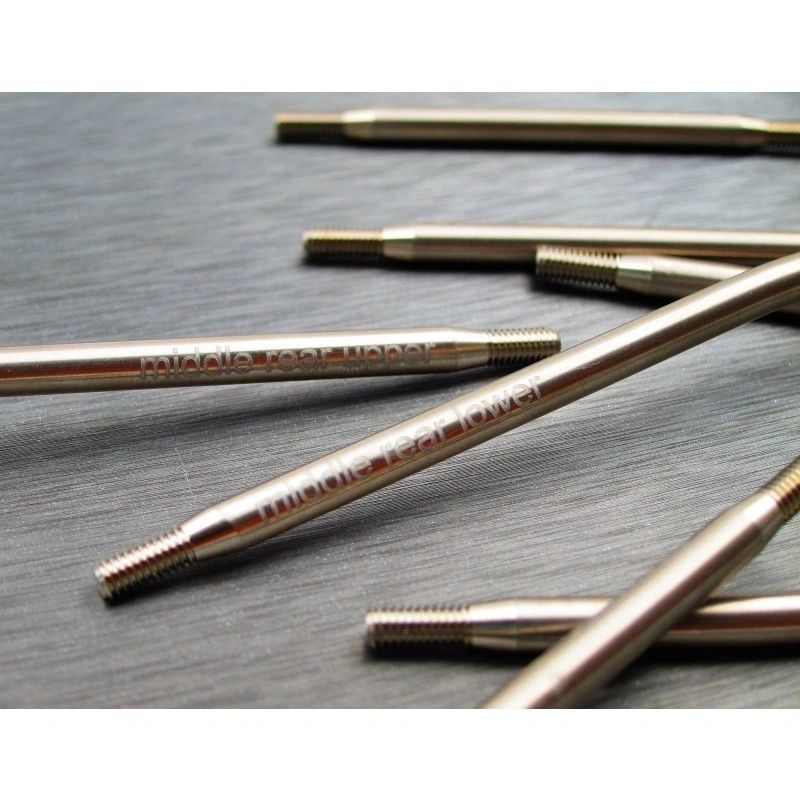 SCX10-2 305mm high clearance titianium link kit (not include 2pcs steering link rod) 8pcs