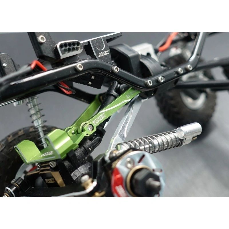 SCX24 alum. 4-link servo mount (for emax servo use together with 29.5mm x2 upper links)