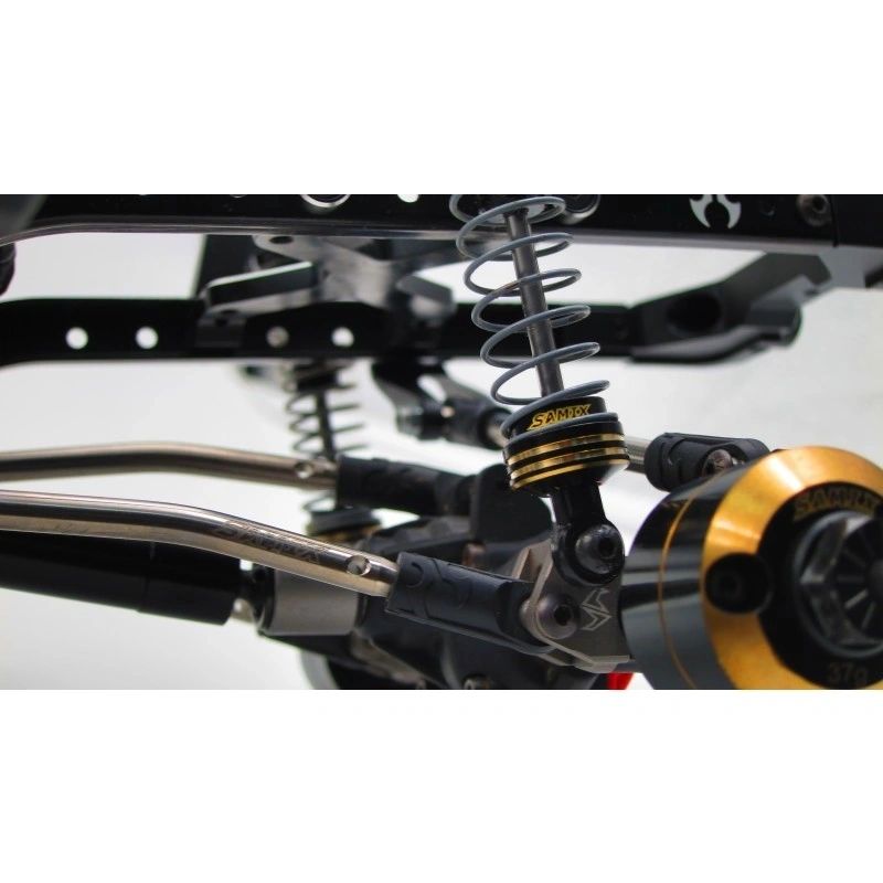 SCX10-2 or SCX10 brass shock spring under cap 4pcs (suitable for scx10, scx10-2)