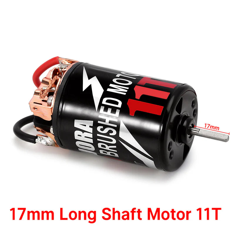 INJORA 550 3-SLOT Waterproof Brushed Motor 11T 16T 23T 28T 37T for 1/10 RC Crawlers (INM09)