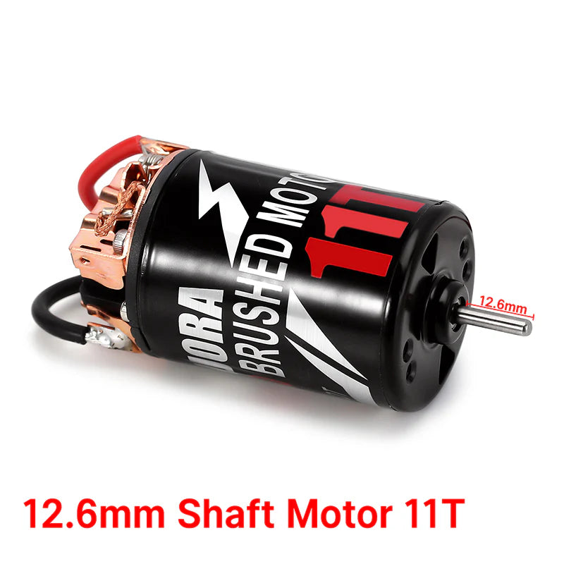 INJORA 550 3-SLOT Waterproof Brushed Motor 11T 16T 23T 28T 37T for 1/10 RC Crawlers (INM09)