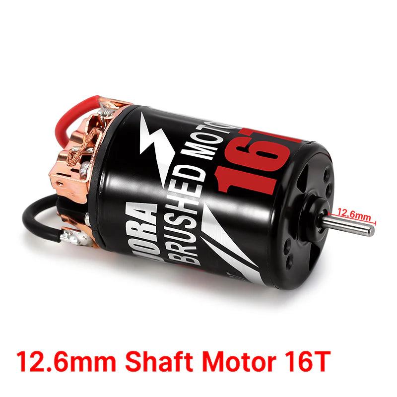 INJORA 550 3-SLOT Waterproof Brushed Motor 11T 16T 23T 28T 37T for 1/10 RC Crawlers (INM09)