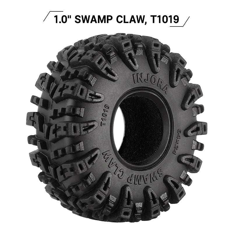 INJORA Swamp Claw 1.0" M/T Tires (4) (64mm)