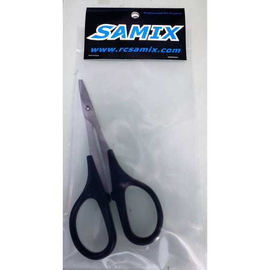 Curved lexan scissors