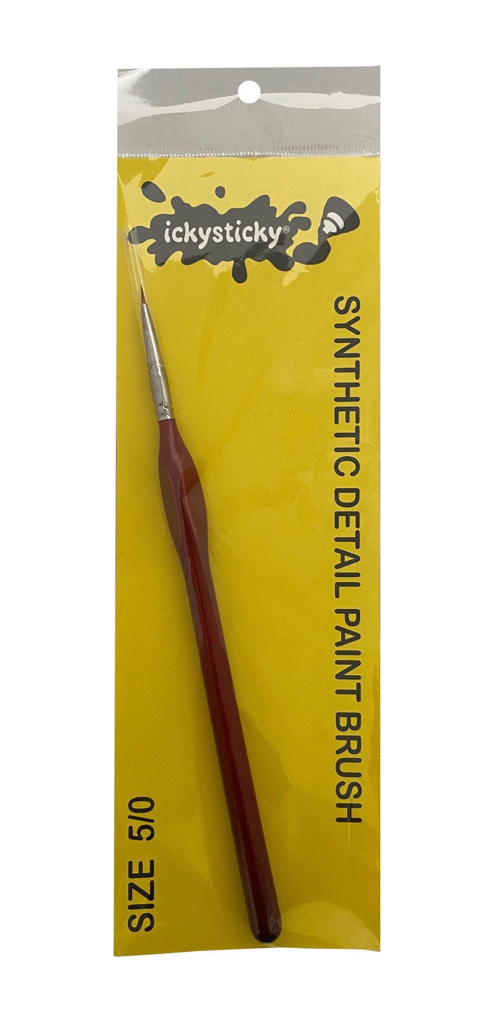 SYNTHETIC HAIR DETAIL PAINT BRUSH - SINGLE