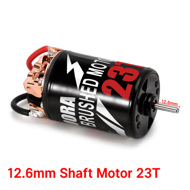 INJORA 550 3-SLOT Waterproof Brushed Motor 11T 16T 23T 28T 37T for 1/10 RC Crawlers (INM09)