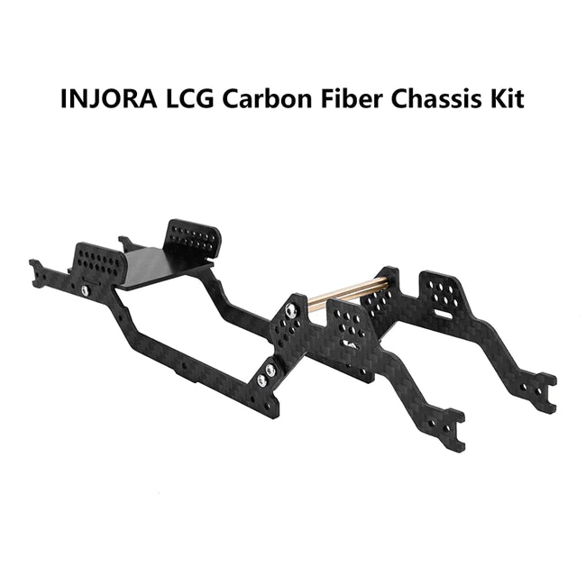 INJORA LCG Carbon Fiber Chassis Kit Frame Girder for 1/18 TRX4M 4M-32