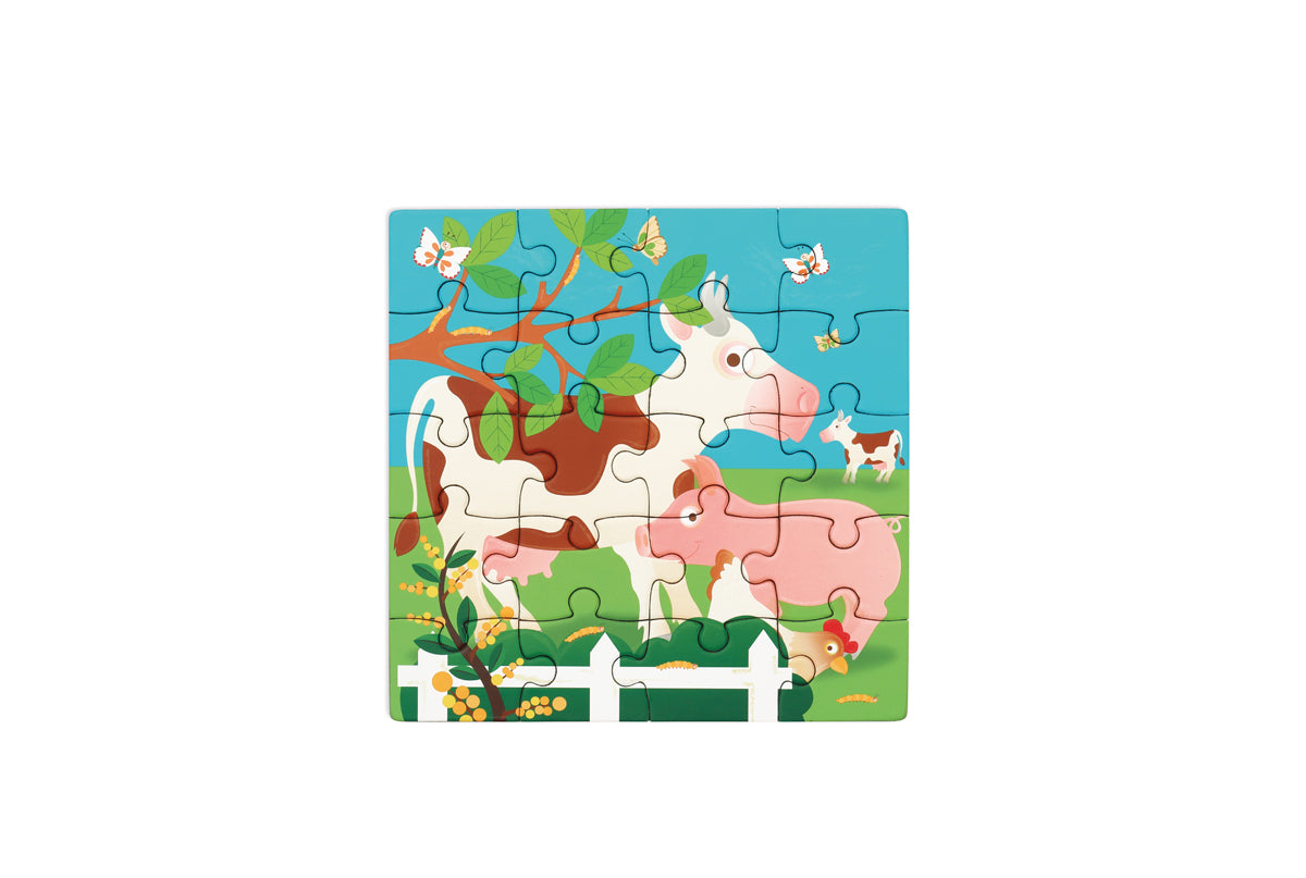 SCRATCH EUROPE - PUZZLE - MAGNETIC PUZZLE BOOK TO GO - FARM