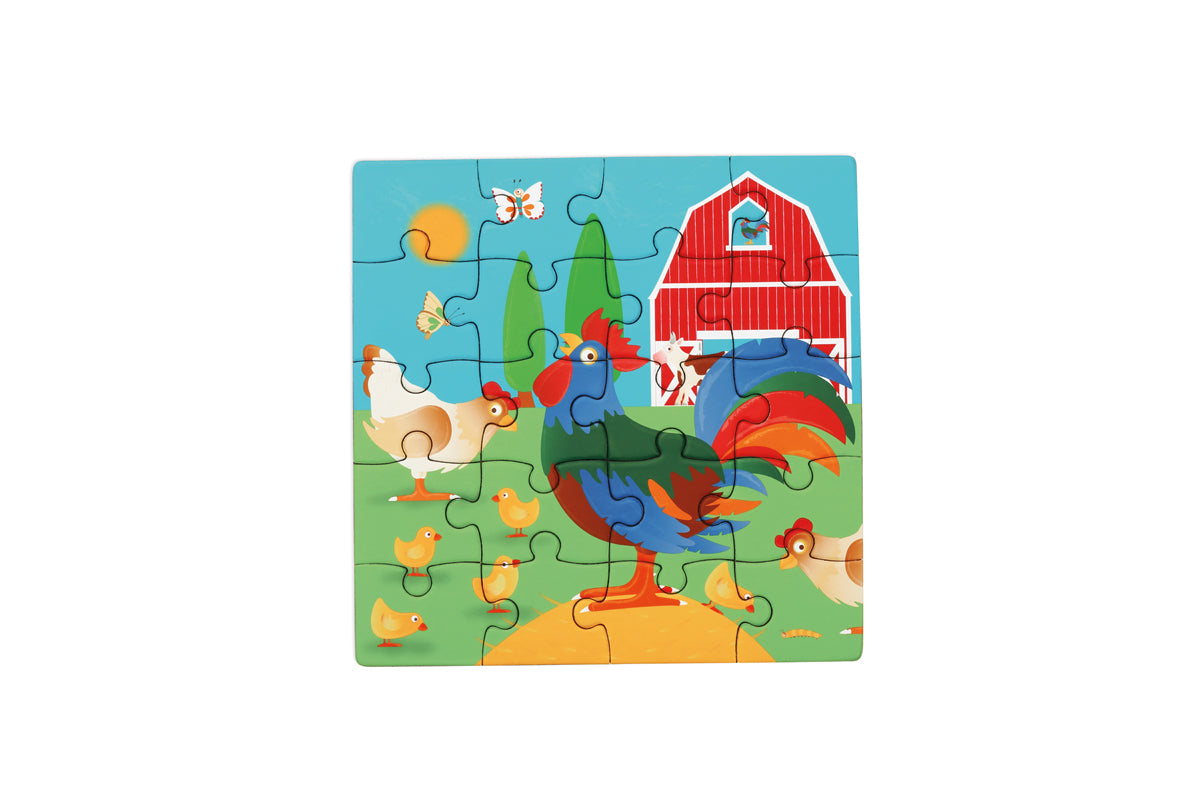 SCRATCH EUROPE - PUZZLE - MAGNETIC PUZZLE BOOK TO GO - FARM