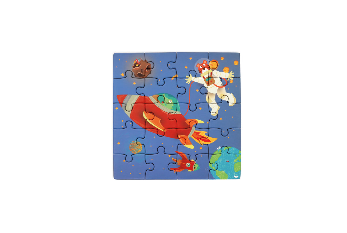 SCRATCH EUROPE - PUZZLE - MAGNETIC PUZZLE BOOK TO GO - SPACE