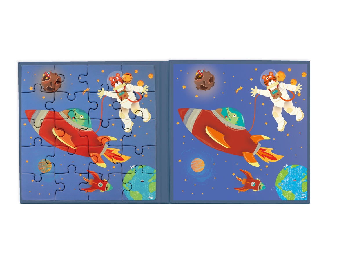 SCRATCH EUROPE - PUZZLE - MAGNETIC PUZZLE BOOK TO GO - SPACE